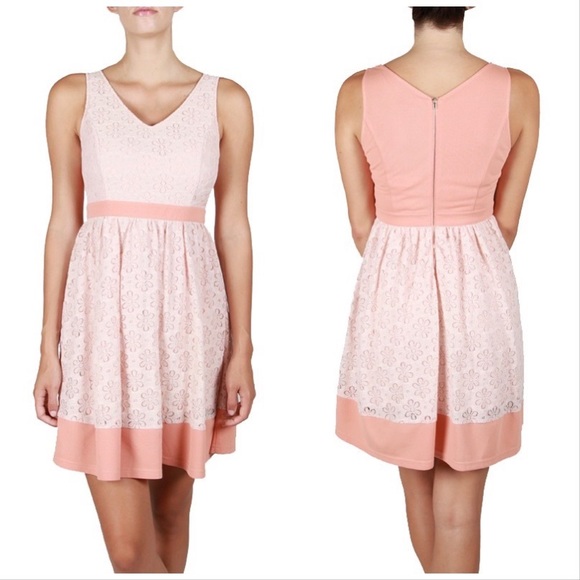 Marilyn Retro Blush Spring Dress - Picture 3 of 8